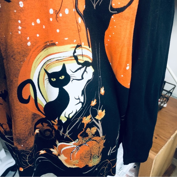 C J Banks Happy Halloween Shirt Bling 2X - Picture 6 of 11